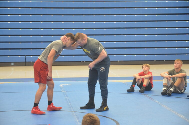 Area Wrestlers Learn From OSU Coaches